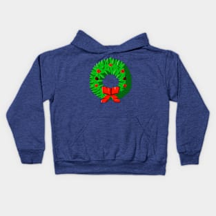 Holiday Wreath Kids Hoodie